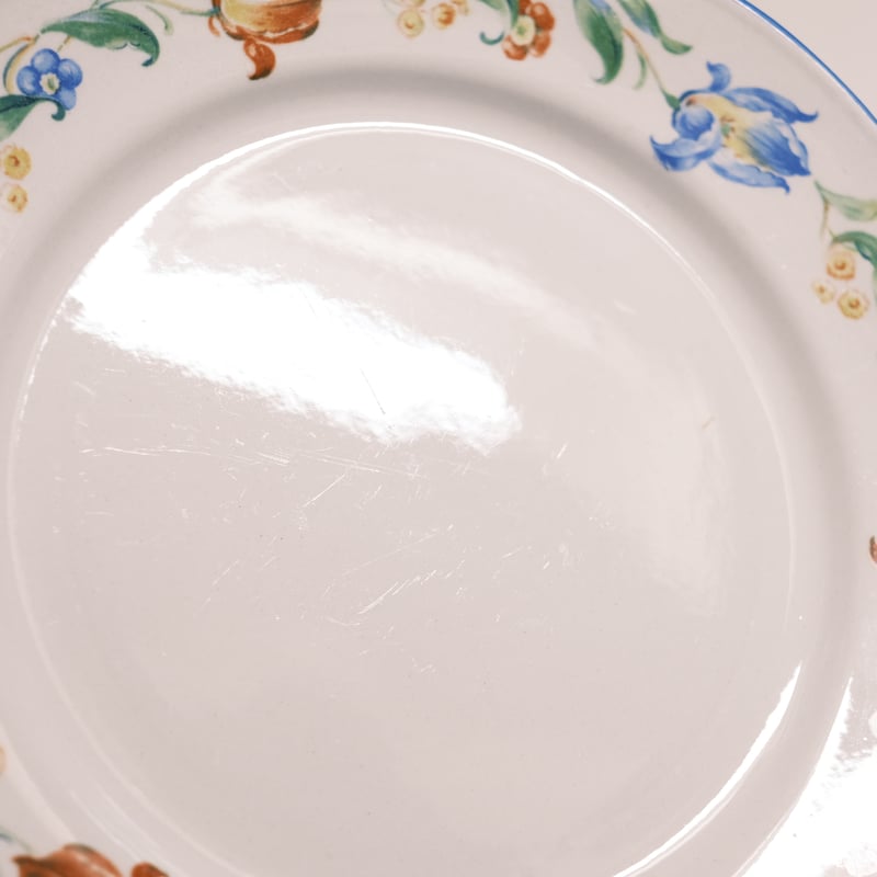 しろねこold arabia pekka ＊ 24cmディーププレート しろねこ様専用old