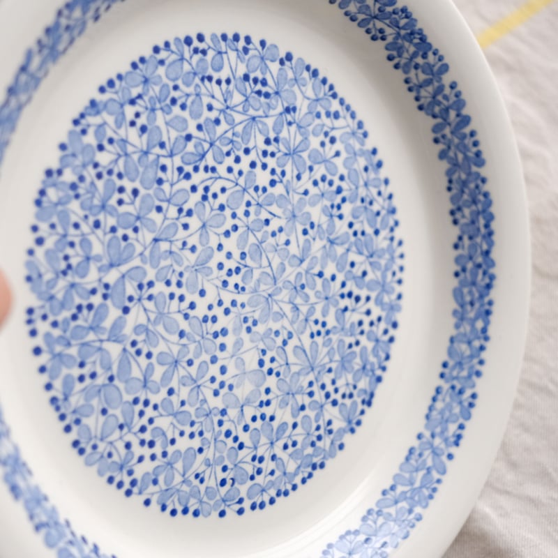 チリチリリさま専用　ARABIA サイマー　プレート25cm４枚 ARABIA プレート ／ Marjanen 23cm（Blue）（A） | Tähti