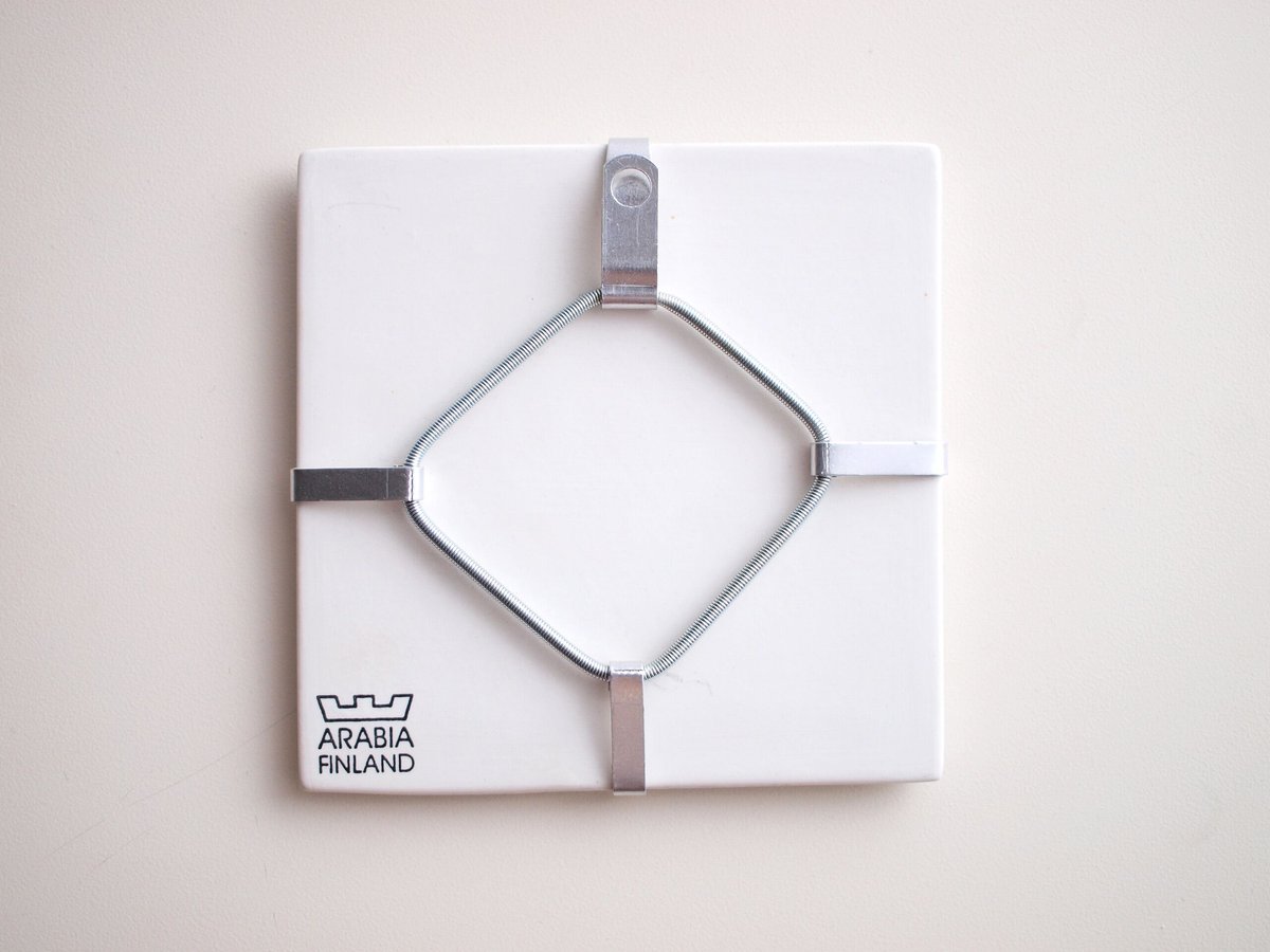 ARABIA Helja Liukko-Sundstrom 小さな陶板 ／ Flying An