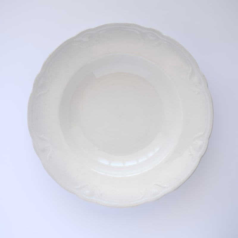 ARABIA vintage ホワイトプレート(23cm)2枚セット ARABIA オールドアラビア / FG model プレートボウル 白 23cm