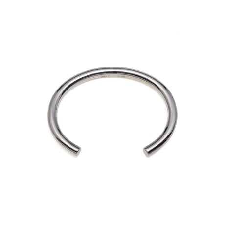 round shape silver bangle