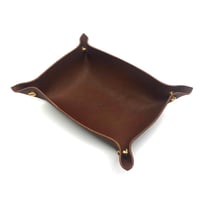 leather tray (M)brown