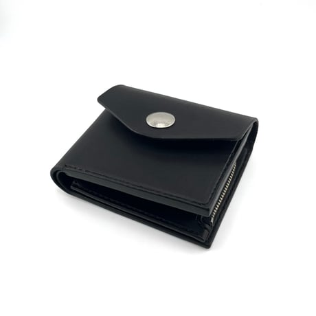 leather short wallet