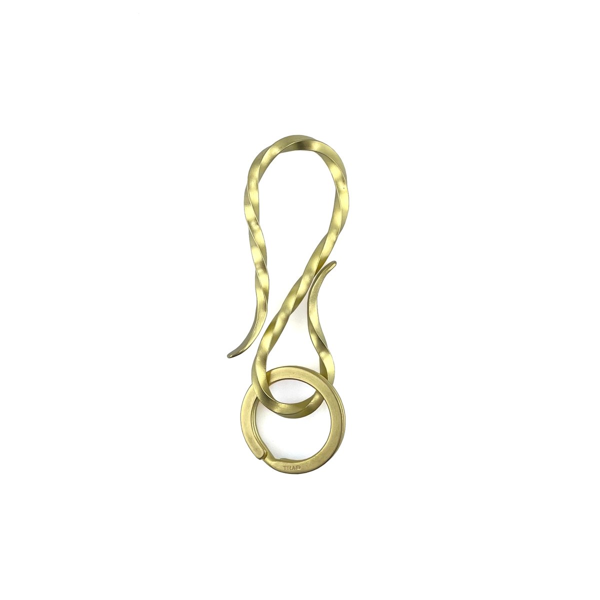 brass key hook (twist) | TRAD