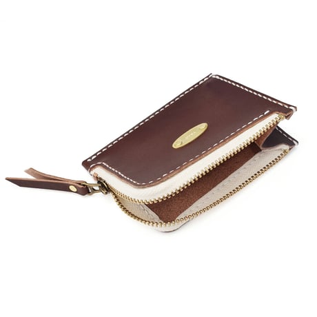 leather coin case (brown)