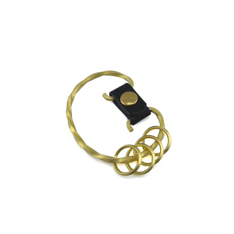 twist keyring(brass)