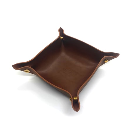 leather tray (S)brown