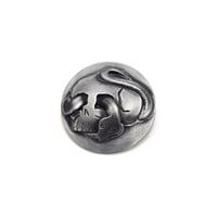 skull&snake brooch