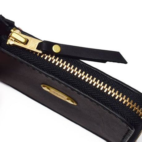 leather coin case (black)