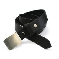 silver buckle belt