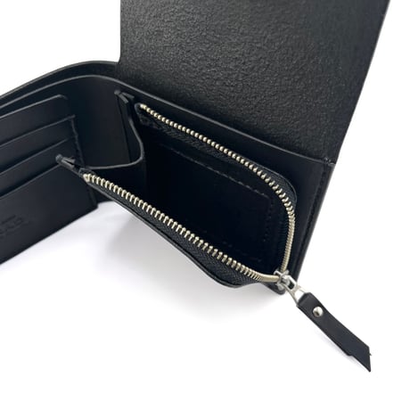 leather short wallet