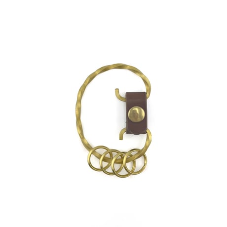 twist keyring(brass)