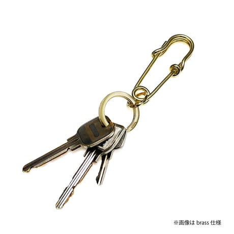 safety pin key holder (silver)