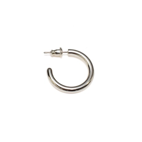 round shape silver pierce (M)