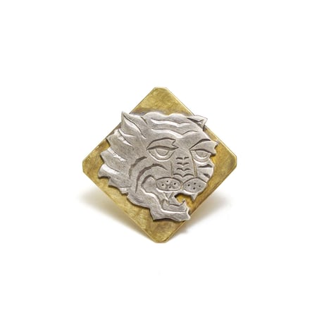 FUKU-TORA pins  (silver head)