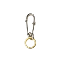 safety pin key holder (silver)