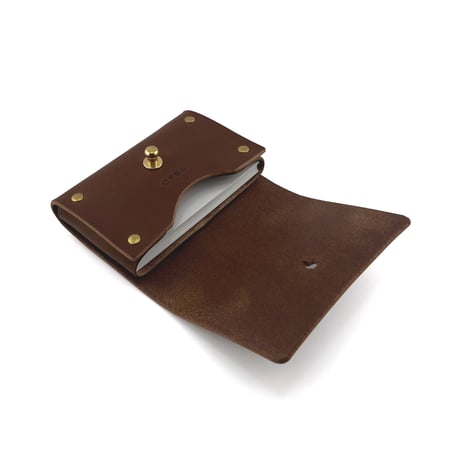 leather cardcase (brown)