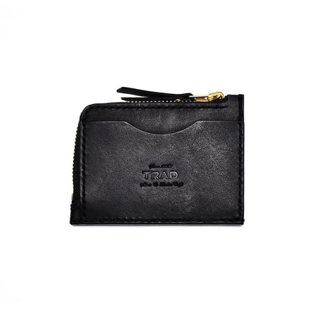 leather coin case (black)