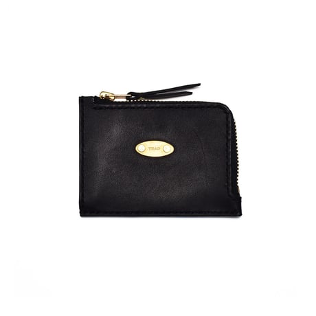 leather coin case (black)