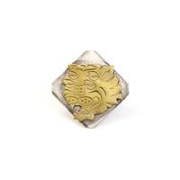 4EYES-FUKU-TORA pins (brass head)