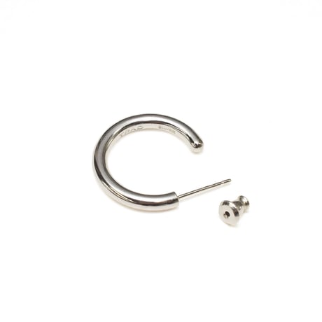 round shape silver pierce (M)