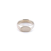 silver ring (oval)