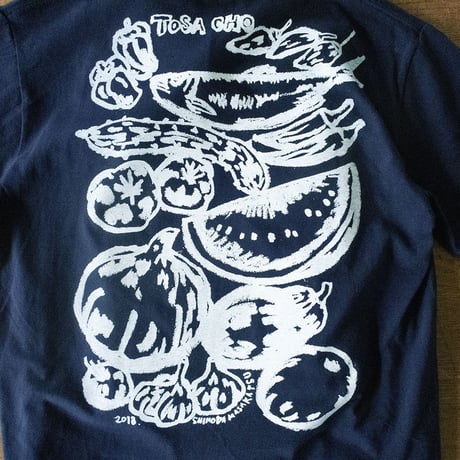 【Tシャツ】夏　（絵・下田昌克）