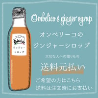 オンベリーコのジンジャーシロップ　（送料元払い）
