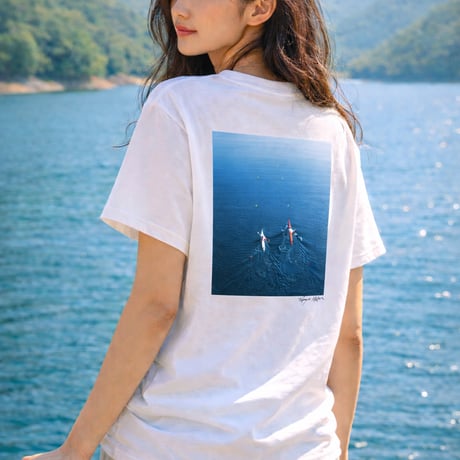 【Tシャツ】さめうらダム湖 / Lake Sameura Dam 撮影：石川拓也