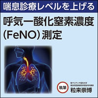 喘息診療レベルを上げる 呼気一酸化窒素濃度（FeNO）測定