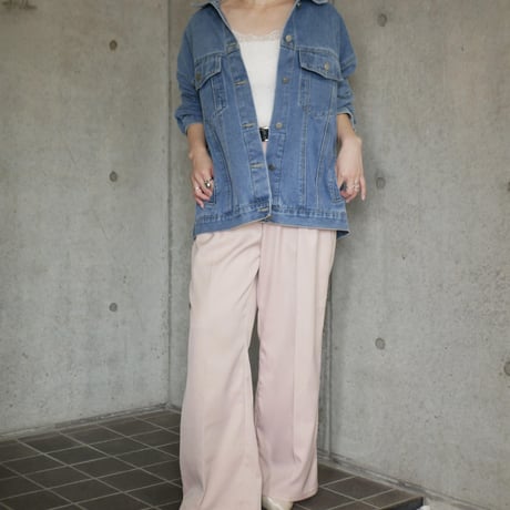 twill  tuck  pants