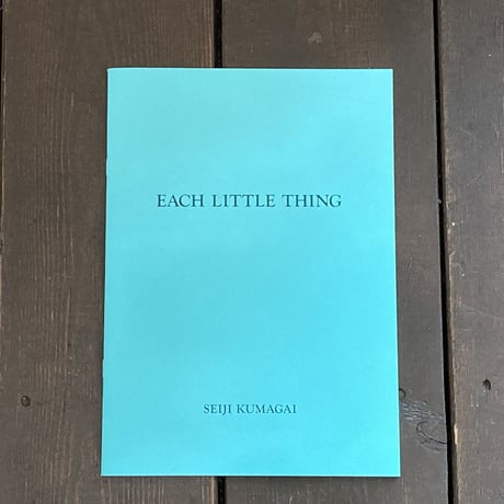 EACH LITTLE THING｜熊谷聖司（Seiji Kumagai）
