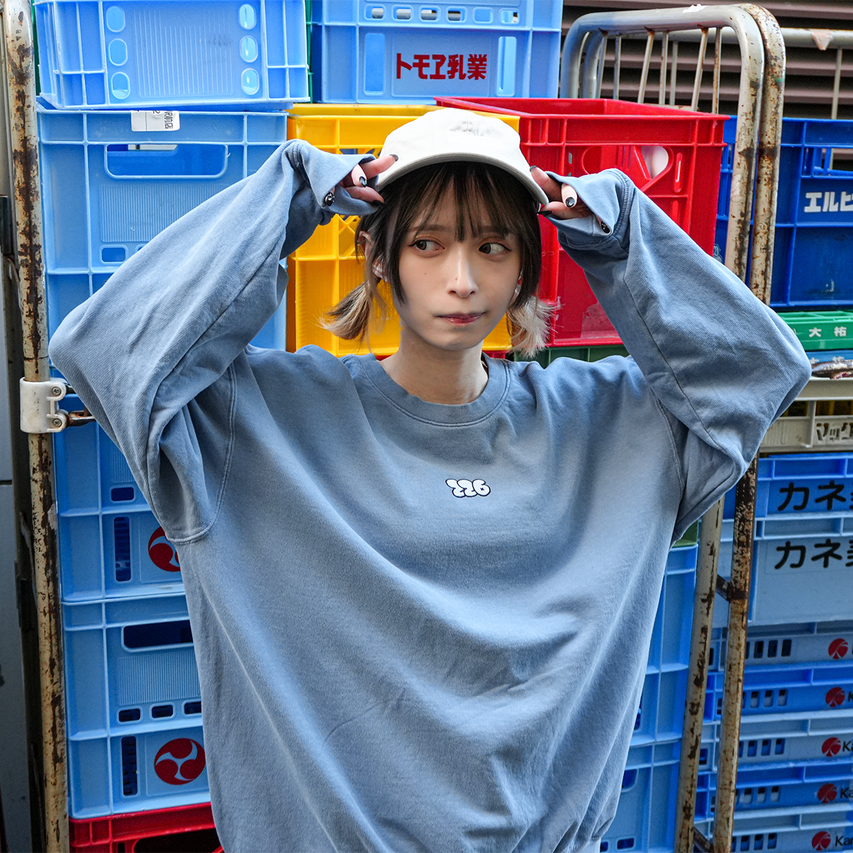 02 Logo Sweat / Blue | 226 shop