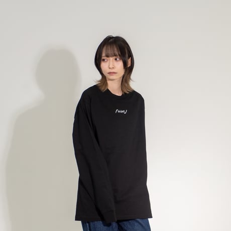 NiNiMu Logo L/S Tee / Black