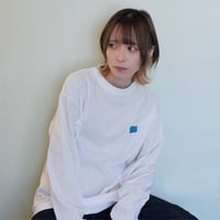 Cat in L/S Tee / White