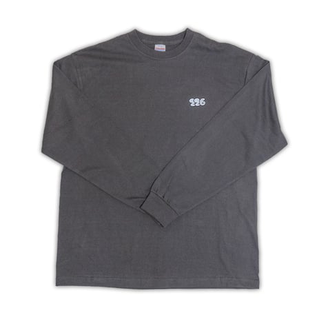 Cat in L/S Tee / Charcoal
