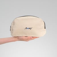 NiNiMu Logo Pouch / Natural