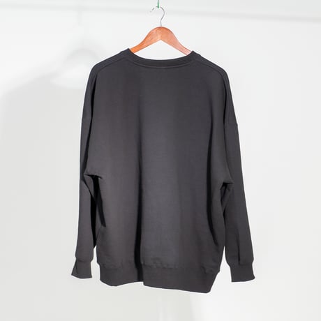 NiNiMu Logo Big Silhouette Sweat / Black