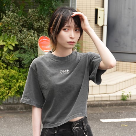 #04 Cropped Tee / Black