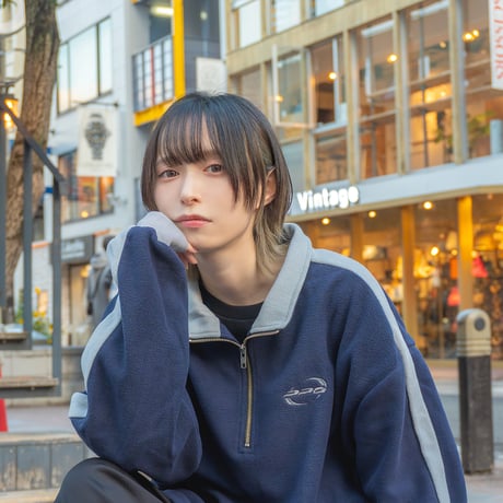 #05 Logo Half Zip / Navy