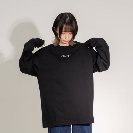 NiNiMu Logo L/S Tee / Black