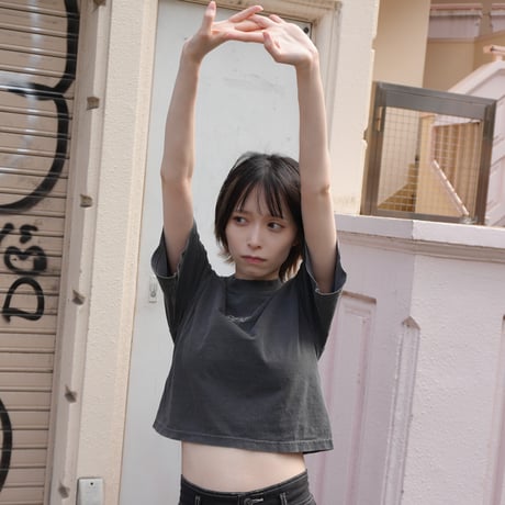 #04 Cropped Tee / Black