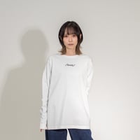 NiNiMu Logo L/S Tee / White
