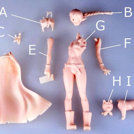 Canio Miniatures  ScaleModel:1/20 ビキニアーマーよし子