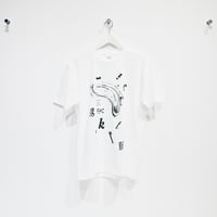 MELTING CLOCK T WHITE