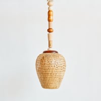 WOODEN CEILING LAMP 3