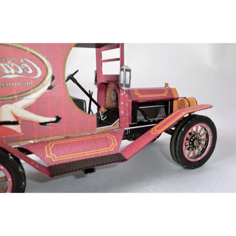 Ford Roadster Coca-Cola 1/18 Solido 9510 - Miniature Publicitaire Rouge Occasion