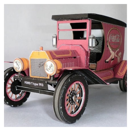 Ford Ttype Van truck Coca-Cola　1：18
