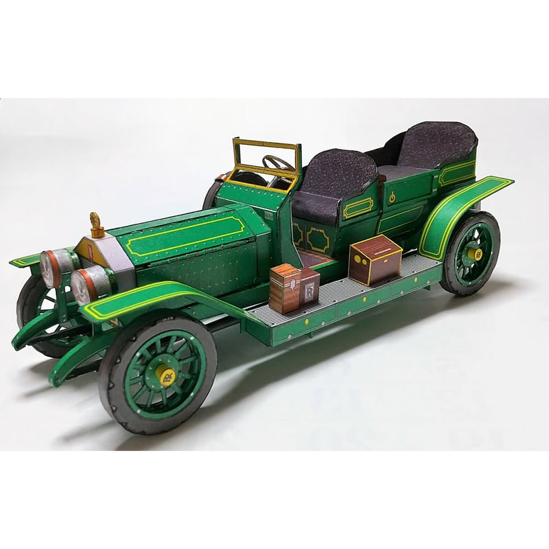 Rolls-Royce 1908 Silver Ghost プラモデル 1908 ROLLS-ROYCE SILVER GHOST BALLOON CAR 1/16 – J-BarHobbies