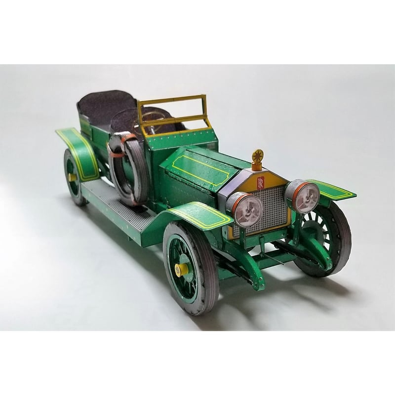 Rolls-Royce 1908 Silver Ghost プラモデル 1908 ROLLS-ROYCE SILVER GHOST BALLOON CAR 1/16 – J-BarHobbies
